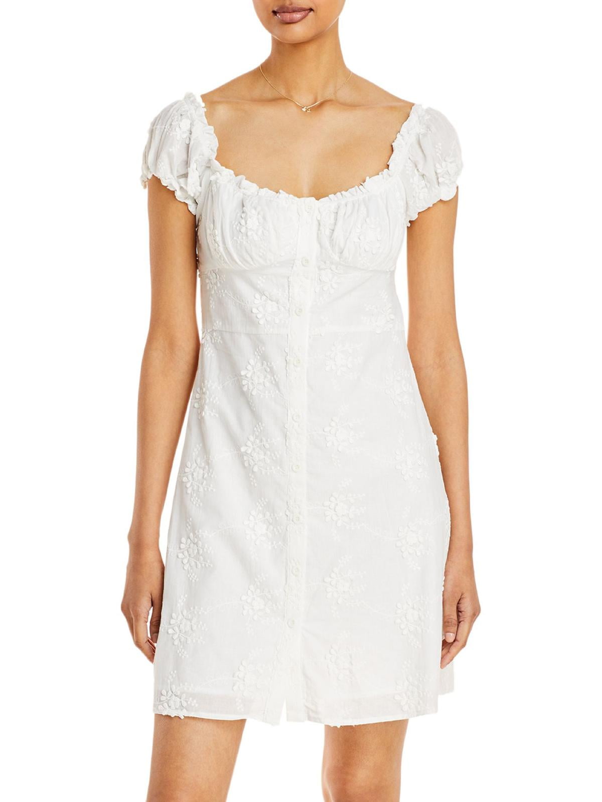 aqua embroidered mini dress Love Motion Mini Dress main image 0