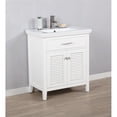 thumbnail image 4 of Maklaine 30" Single Sink Vanity in White, 4 of 8
