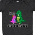 thumbnail image 4 of Inktastic Little Sistersaurus Girls Baby Bodysuit, 4 of 5