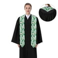 thumbnail image 4 of Zufioo Cactus Plants Print Graduation Shawl Ribbon, Graduation Ribbon for Male and Female Graduates-Sharp Corner, 4 of 7