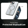 thumbnail image 2 of for iPhone 15 Plus Case with Stand, Compatible with MagSafe, Magnetic Kickstand Case for iPhone 15 Plus, Military-Grade Protection Shockproof Case, Clear Acrylic + Soft TPU Material, Gray, 2 of 6