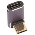 thumbnail image 1 of Adaptador De ángulo Recto USB4.0 C, Rendimiento Estable Adaptador USB C Hembra A USB C Macho De 40 Gbps Compacto Para Consola De Juegos Para Computadora Portátil Para Tableta, 1 of 7