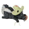 thumbnail image 5 of Hillbilly Skunk With Hat and Mead Cup Holding Funny Drunk Sign Shelf Sitter, 5 of 10