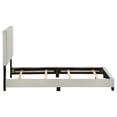 thumbnail image 6 of Dorian Fabric Upholstered Twin Panel Bed Cream, 6 of 8
