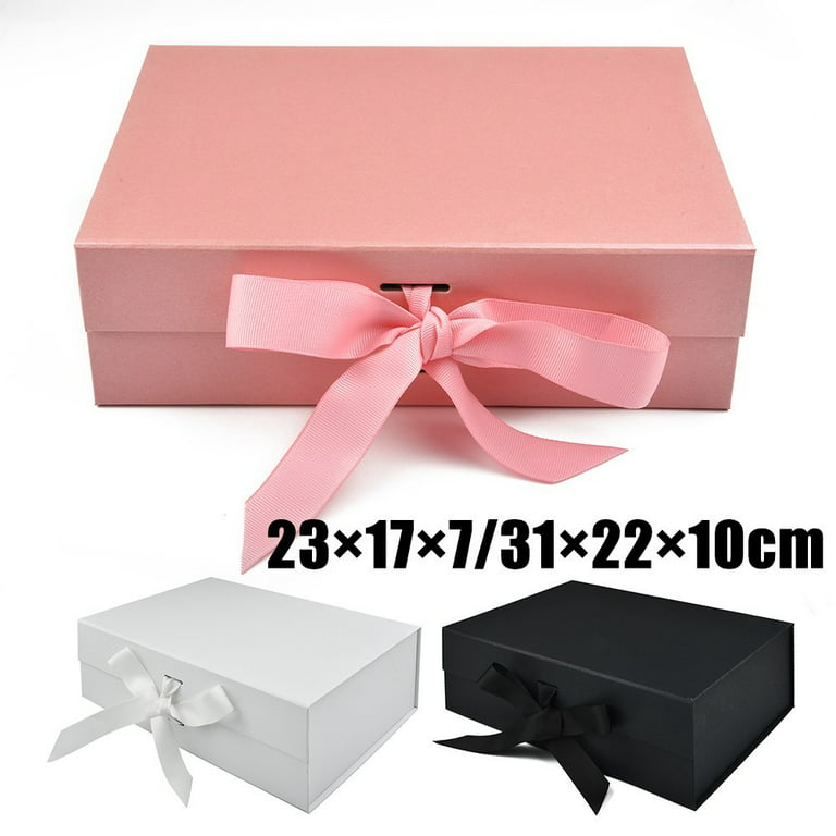 4 Pack Square Nesting Gift Boxes, Decorative Boxes with Lids in 4 Assorted  Sizes for Wedding Reception, Bridal Shower, Baby Shower, Anniversary