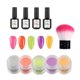 thumbnail image 1 of Juego de Polvo para Uñas con Efecto Luminiscente, Incluye Base, Sellador y Secante – Kit Completo para un Arte Profesional y Duradero sin Necesidad de Luz UV., 1 of 6