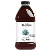 MADHAVA Organic Amber Agave, 46 oz. Bottle (Pack of 2) | 100% Pure Organic Blue Agave Nectar | Natural Sweetener, Sugar Alternative | Vegan | Organic | Non GMO | Liquid Sweetener