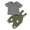 style-07 Green, variant on Kogui Baby Boy Newborn Outfits Winter Baby Boy Clothes Newborn Boy Outfit Infant Romper Winter Fall Long Pants Set Hat 3PC 0 3 6 9 12 18 24 Months (Brown,0-3 Months)