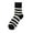 A-Black190, variant on WMNTST Womens Above Ankle Socks Striped Towel Sole Ribbed Winter Socks Everyday Indoor Outdoor Wool Socks