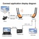thumbnail image 3 of Wireless HDMI Extender 150M/500M 1080P/4K Audio-video Transmission for Large Screen Viewing/game Casting/sharing Screen Content, 3 of 5