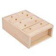 thumbnail image 4 of Exquisite Crafted Birch Wood Bedroom Accessories, Solid Wood Construction Storage Cabinets with Drawers for 1:12 Scale Dollhouse Furniture, 4 of 8