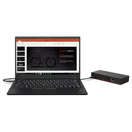 Lenovo - ThinkPad Universal USB-C Smart Docking Station - Black