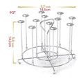 thumbnail image 2 of Soporte del pincho de acero inoxidable 304 YONGSHENG para Freidora de aire 6Qt, 2 of 5