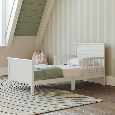 UPC: 0849801009115 | Forever Eclectic Woodland Toddler Bed with Rails Brushed Cotton