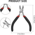 thumbnail image 2 of Wire Cutters, Small Side Cutters for Crafts, Flush Cutting Pliers for Jewelry Making, Wire Pliers Floral Wire Cutters Tools for Floral Guitar Strings Cut Needs, 2 of 5
