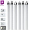thumbnail image 3 of KOR (Pack of 6) F13T5/CW 21" T5 Fluorescent Bulbs – 13W, 4100K Cool White, Long Life, 3 of 5