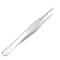 thumbnail image 1 of 5.5" Long Silver Tone Stainless Steel Round Tip Tweezers, 1 of 5