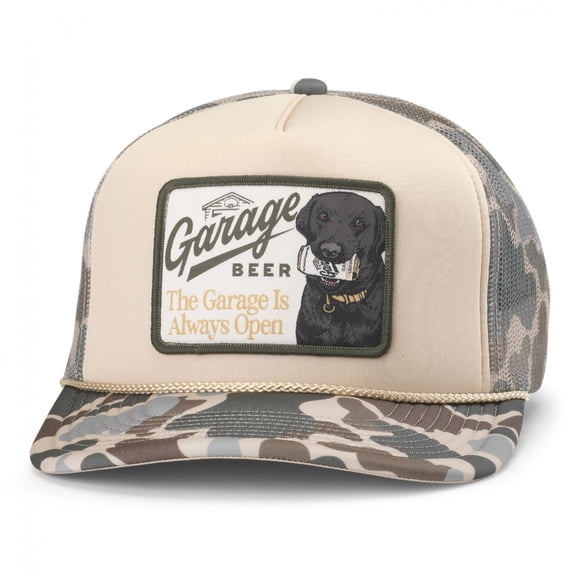Garage Beer Mallard Foamy Camo with Lab Adjustable Hat