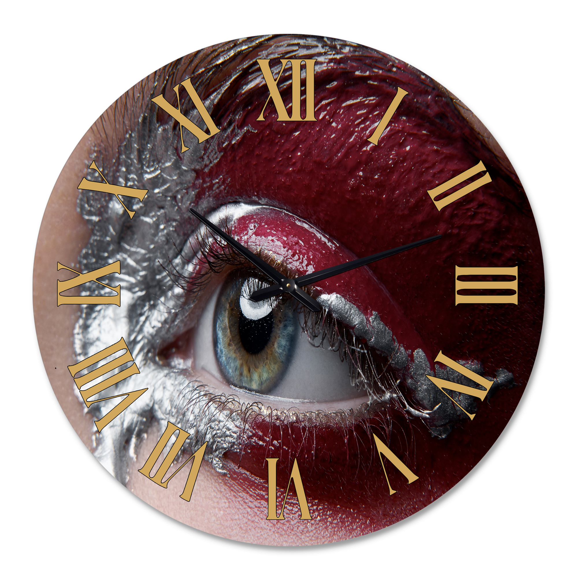 Designart 1 in Modern,Contemporary Wall Clock