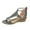 Gray-E, variant on Penkiiy Women's Wedge Sandals Summer: Closed Toe Sandal for Women Platform Dressy Wedges 39 Beige