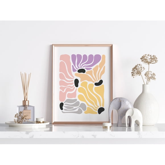 MoritanX Henry Matisse Flowers Print, Boho Modern Art, Exhibition Mid Century Wall Art, Bedroom Wall Decor, Living Room ,