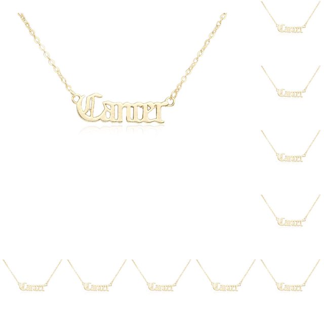 Collar de amistad Minnieouse Doce signos del zodiaco encanto constelaciones DIY
