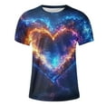 thumbnail image 5 of Fznquz Crewneck Mens T Shirt Tie Dye Short Sleeve T-Shirt Summer Soft Men's Fashion XXXXL, 5 of 5