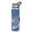 Deep Blue Flashing Pattern, variant on 1000ML Transparent Sports Water Bottle with Handle & Straw Portable Water Bottle for Outdoor Camping Gym Red Flashing Pattern