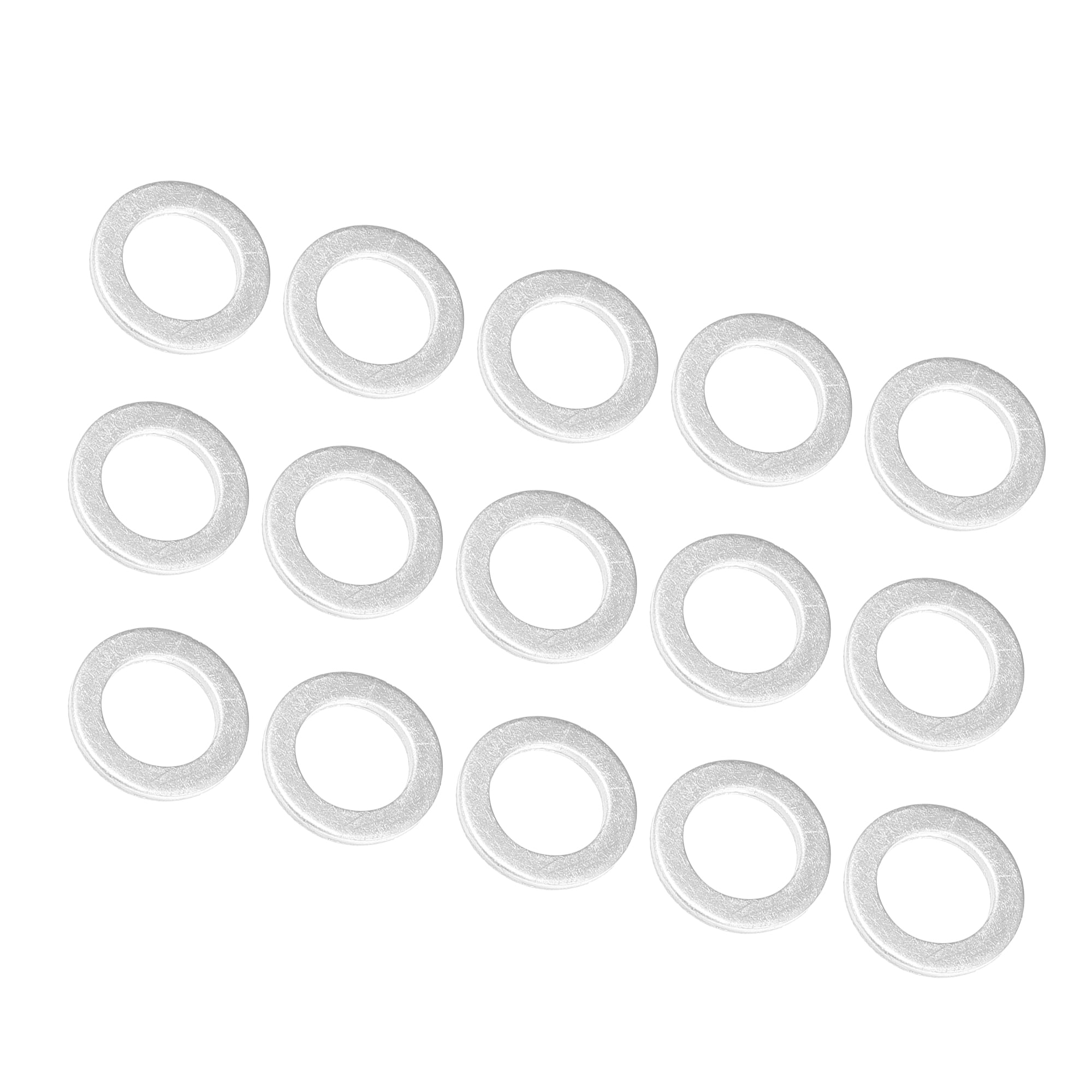Unique Bargains 15pcs Oil Drain Plug Washer Gaskets Universal Engine Oil Washers 12*20mm
