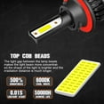 thumbnail image 4 of For Pontiac Torrent 2006 2007 2008 2009 LED Headlight+Fog Light Bulbs Kit 6000K Cool White 4pcs, 4 of 13