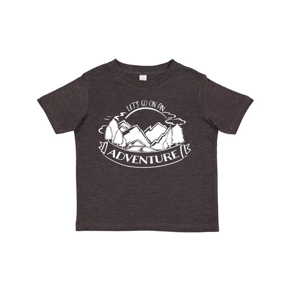 Inktastic Let's Go on an Adventure Mountains Boys or Girls Toddler T-Shirt
