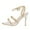Silver, variant on Anuirheih Women's Shoes Summer Transparent Laces Chain Stilettos Heels Exquisite Casual Sandals Sandals Women (Orange)