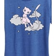 thumbnail image 3 of Pokémon - Mew Sketch -  Women's Short Sleeve Graphic T-Shirt, 3 of 5