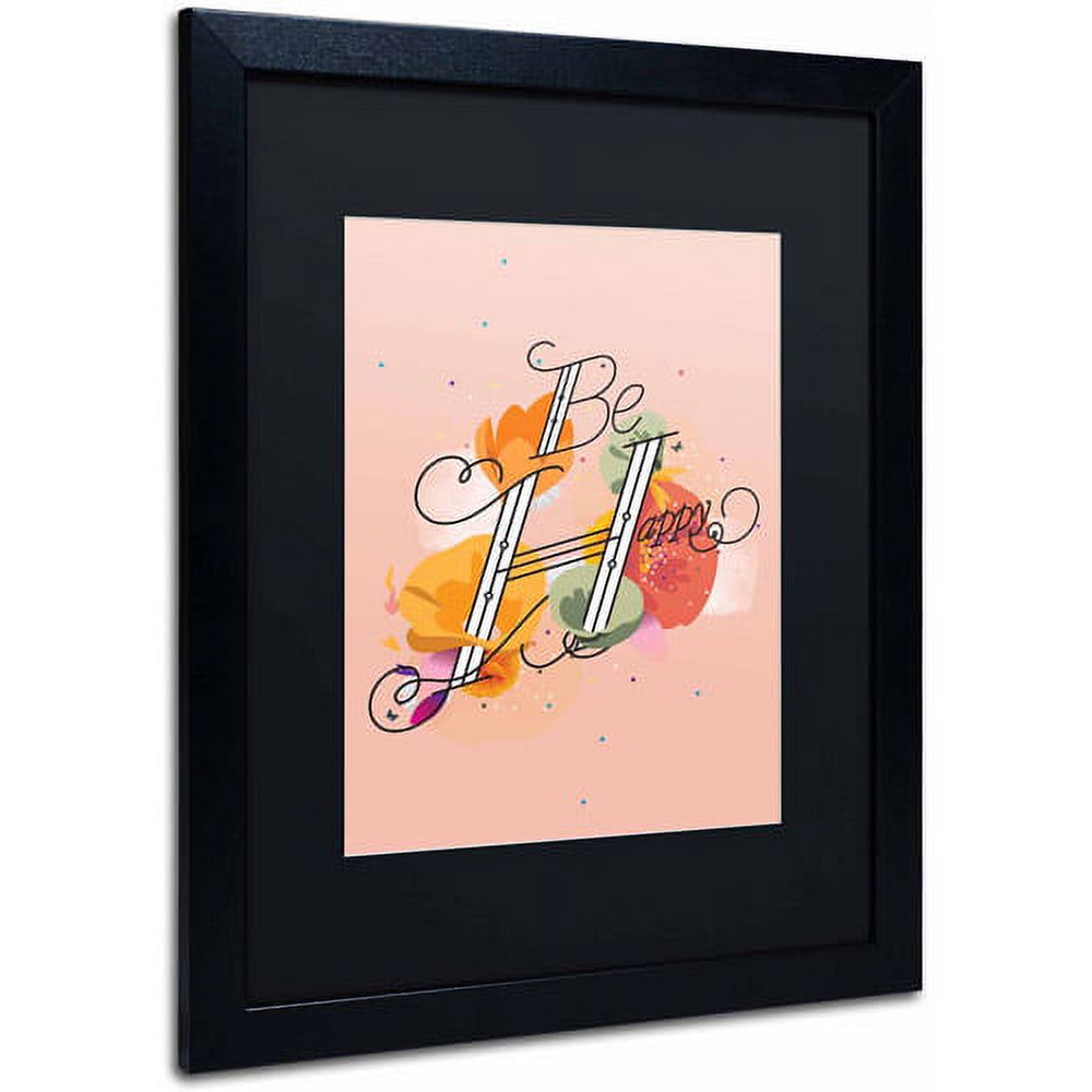 Trademark Fine Art "The Reminder" Canvas Art by Kavan & Co Black Matte, Black Frame