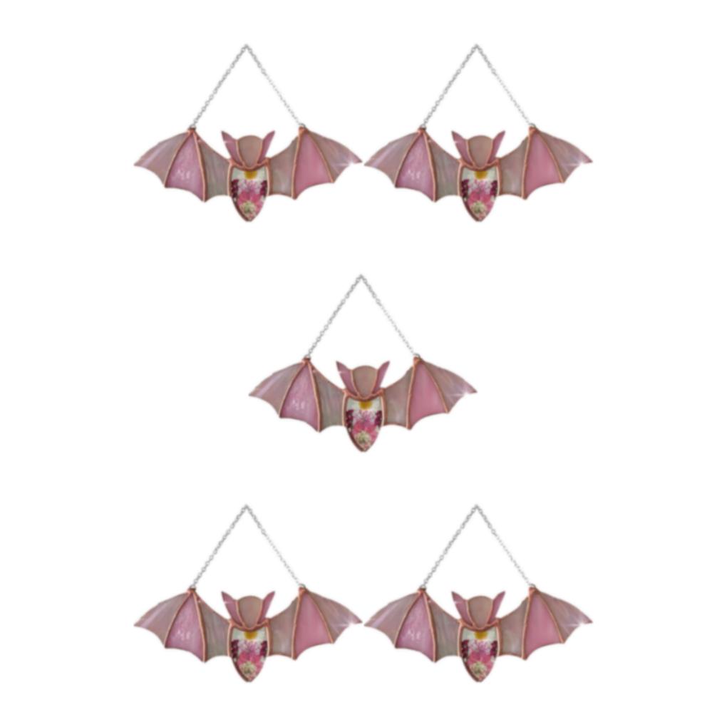 10 Chauves-Souris Lumineuses Halloween - Décoration Murale Ou Suspendue, PVC, Avec Fil Et Adhésifs