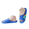 thumbnail image 3 of Quealent Big Kids Cloud slides,Boys Girls Slides Non-slip Summer Beach Pool Shoes Toddler Cartoon Slides Sandals Indoor&Outdoor Garden Slippers Shower Shoes Blue for Size 38, 3 of 8