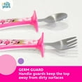 thumbnail image 4 of The First Years Disney Minnie Mouse Toddler Utensils 2 pk - Fork & Spoon Set - Ages 9 Months and up, 4 of 8