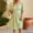 Green, variant on Aobny Wrap Women Dresses Tummy Control White A-Line Short Sleeve V-Neck Mini Dressy Dresses