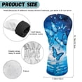 thumbnail image 7 of Uorisanigo Golf Club Head Cover 3PCS Set, Driver Headcovers, Fairway Woods Head Covers, Hybrids Headcover, Blue Butterfly Golf Club Covers with Soft Lining for Extra Clubs Protection, 7 of 7