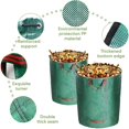thumbnail image 2 of Bolsas de Jardín 3x120L, Bolsa para Basura de Jardín de Polipropileno (PP) Extremadamente Robusto, Plegables y Reutilizables, Bolsas Grandes Impermeables con Asas, Bolsas para Basura de Jardín (Guante, 2 of 5