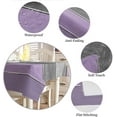 thumbnail image 5 of Rectangle Tablecloth 60x84inch Rustic Country Barn Wood Wrinkle Resistant Washable Polyester Table Cloth Oil Proof Dining Table Cover Decorative for Parties/Wedding/Outdoor Purple Grey Ombre, 5 of 6
