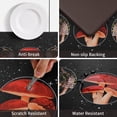 thumbnail image 6 of Kitchen Mats Set of 2, Moon Phase Mushroom Black Kitchen Rugs Anti Fatigue Kitchen Mats for Floor, Non Slip Kitchen Rug Waterproof 17"X29.5"+17"X47", 6 of 6