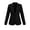 Black, variant on Tqcoqu Blazers for Women,Long Sleeve Button Front Blazer,Notch Lapel Casual Work Office Suit Jackets with Pocket,Black Women's S-XXL