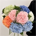 thumbnail image 2 of Spring Porch Refresh Hydrangea (1Pack 7 Bunchs), Odorless, UV Protected, 630 Small Flowers Per Stem, Artificial Outdoor Flowers for Decorating Courtyards, Corridors and Porches, 2 of 7