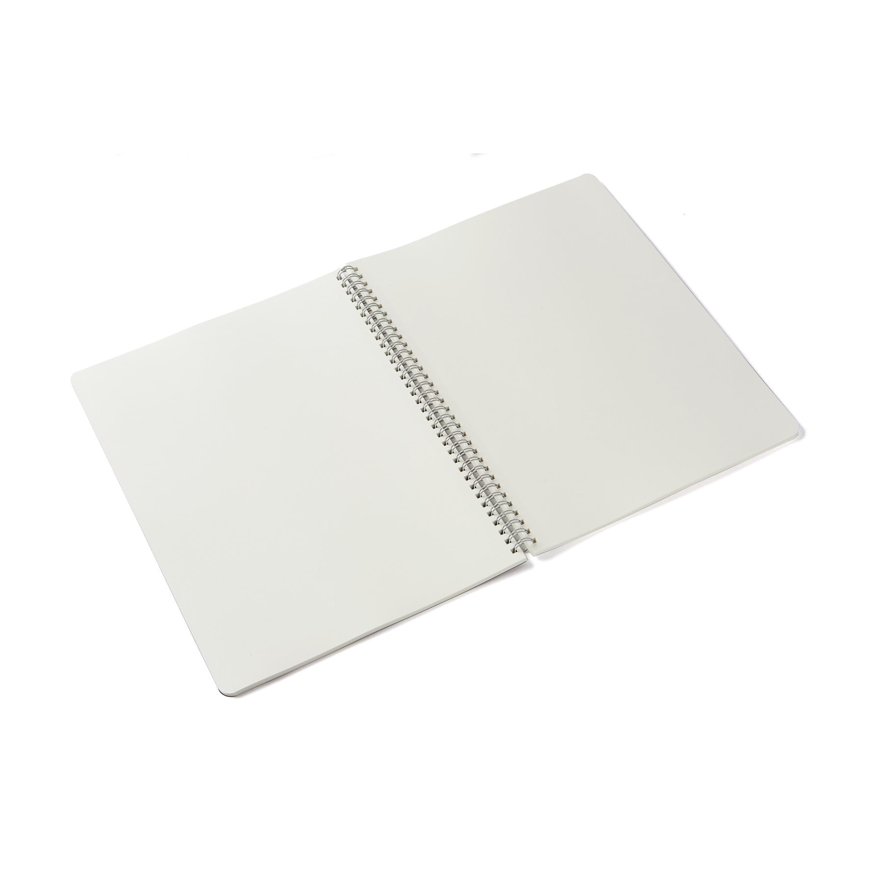 Fabriano Ecoqua Original Spiral-Bound Notebook, 8.3 in x 11.7 in, A4, Blank, 70 Sheets, Black