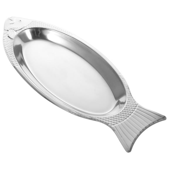 Niceauty 1Set Fish Shaped Platter for Barbecuing Home Users