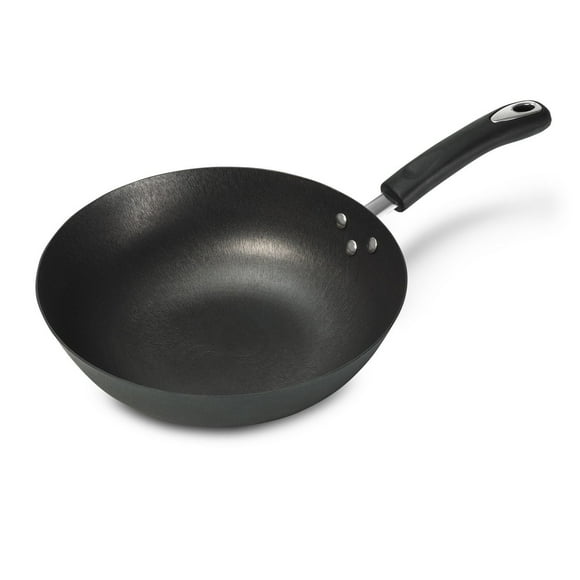 Starfrit Cast Iron 10-inch Wok, STARFRIT BLACK WOK