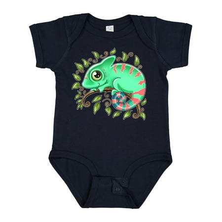 

Inktastic Tiny Cute Chameleon Gift Baby Boy or Baby Girl Bodysuit