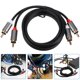 thumbnail image 2 of Cable de audio y vídeo Cable amplificador de altavoz Cable de conexión para reproductor de DVD Cable de audio (2RCA a 2RCA), 2 of 3