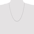 thumbnail image 2 of 10K White Gold chain Rope Diamond-cut 24 in 2.5 mm, 2 of 5